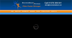Desktop Screenshot of bouncebackphysio.com